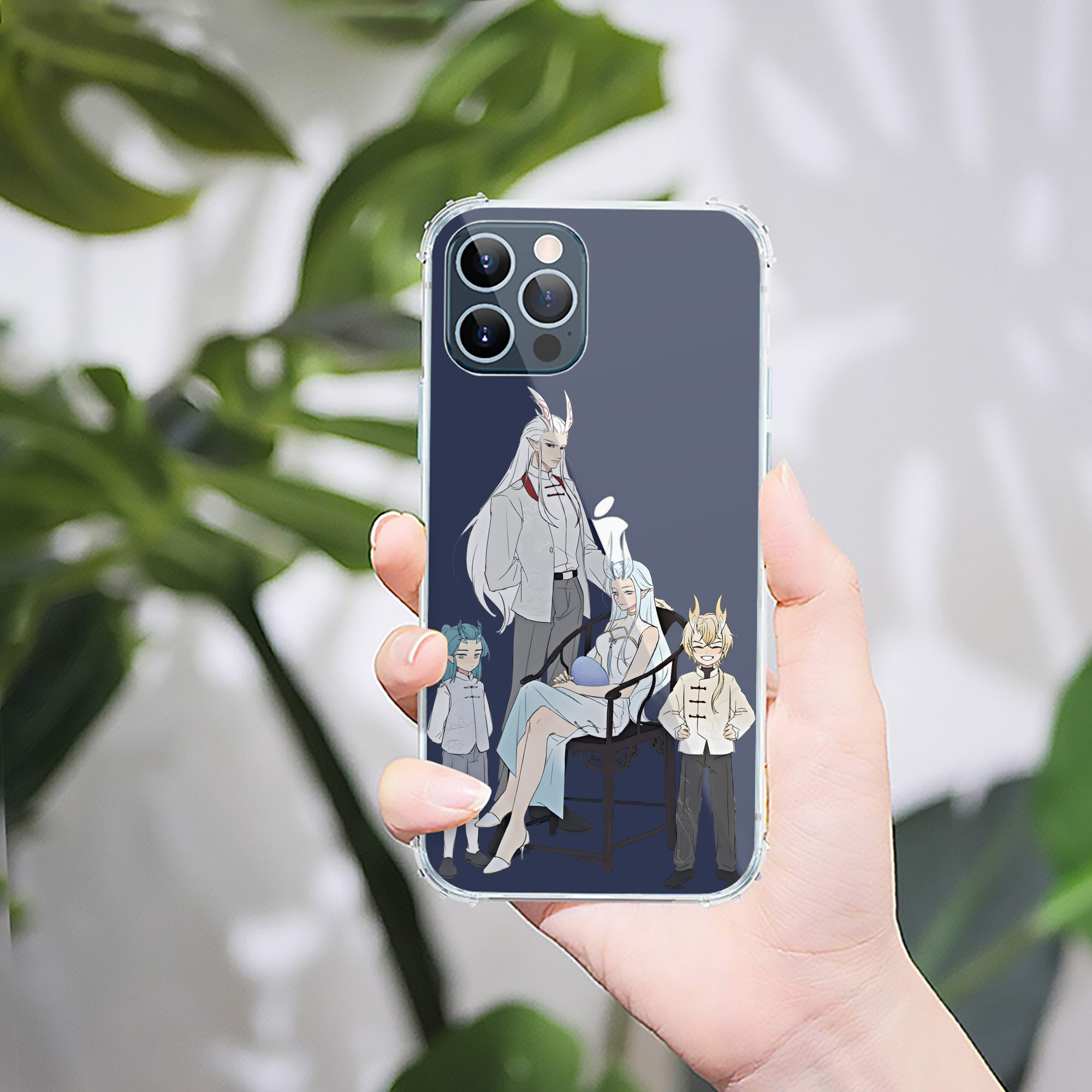 （画像用） Ne Zha 2 ナタ 魔童の大暴れ 【iPhone 12シリーズ対応】透明スマホケース（クリアソフトケース）